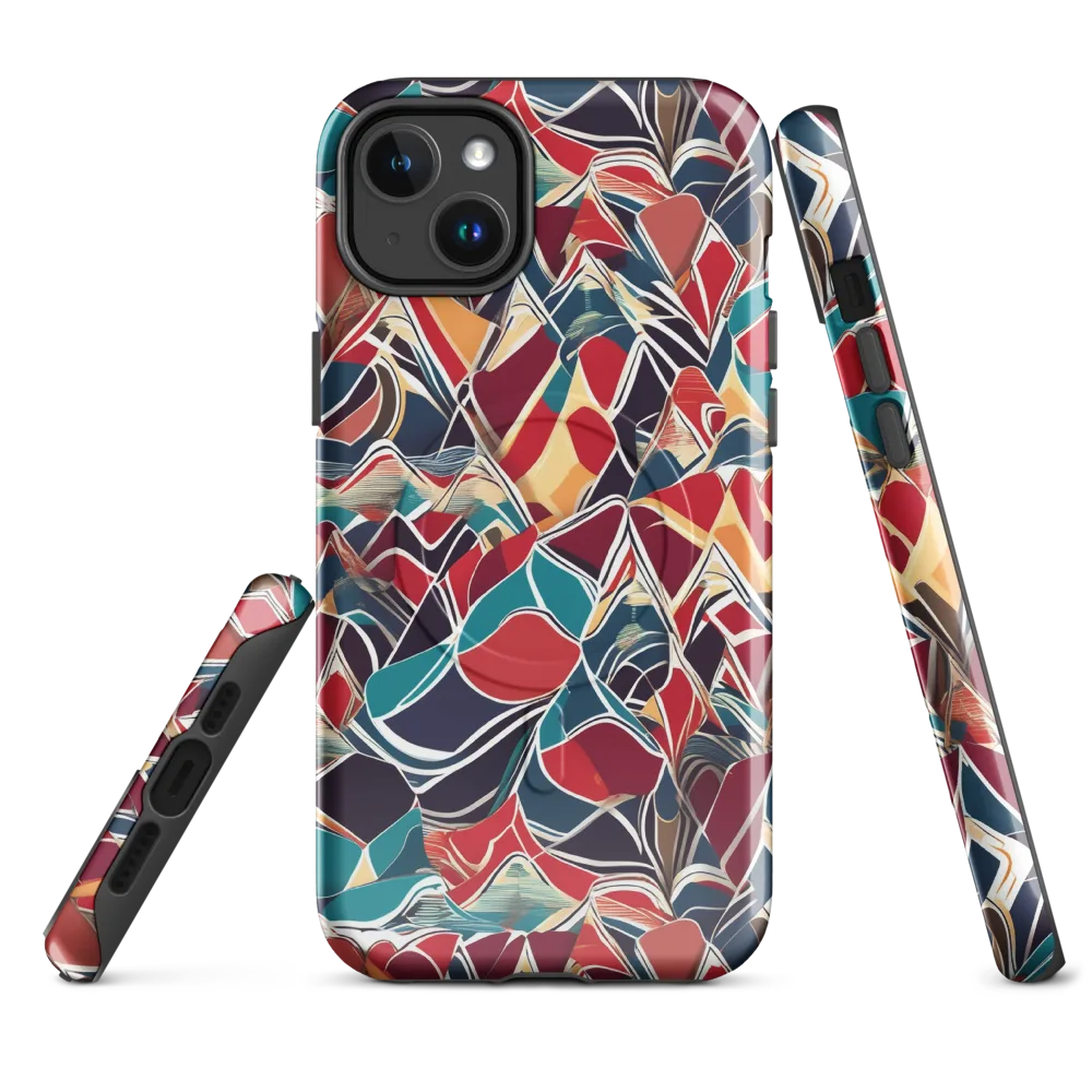 Chromatic Shardwork on MagSafe Tough Case for iPhone® — Front