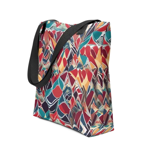Chromatic Shardwork on a Tote Bag