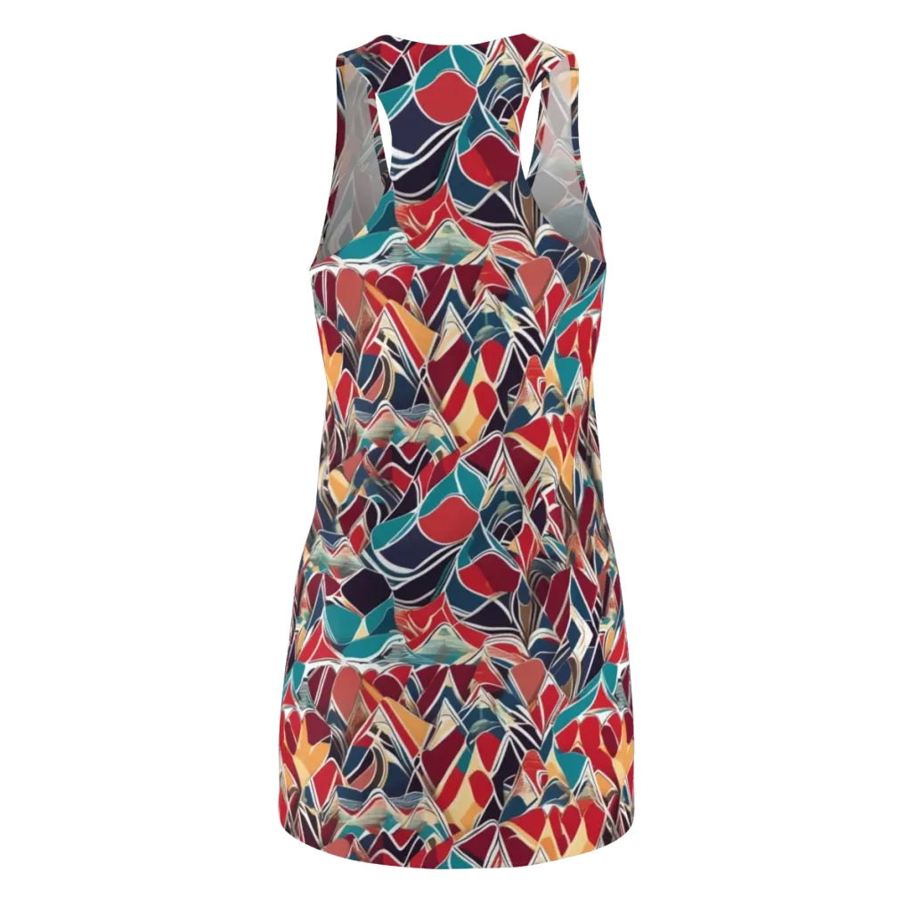 Chromatic Shardwork on Racerback Dress — Back