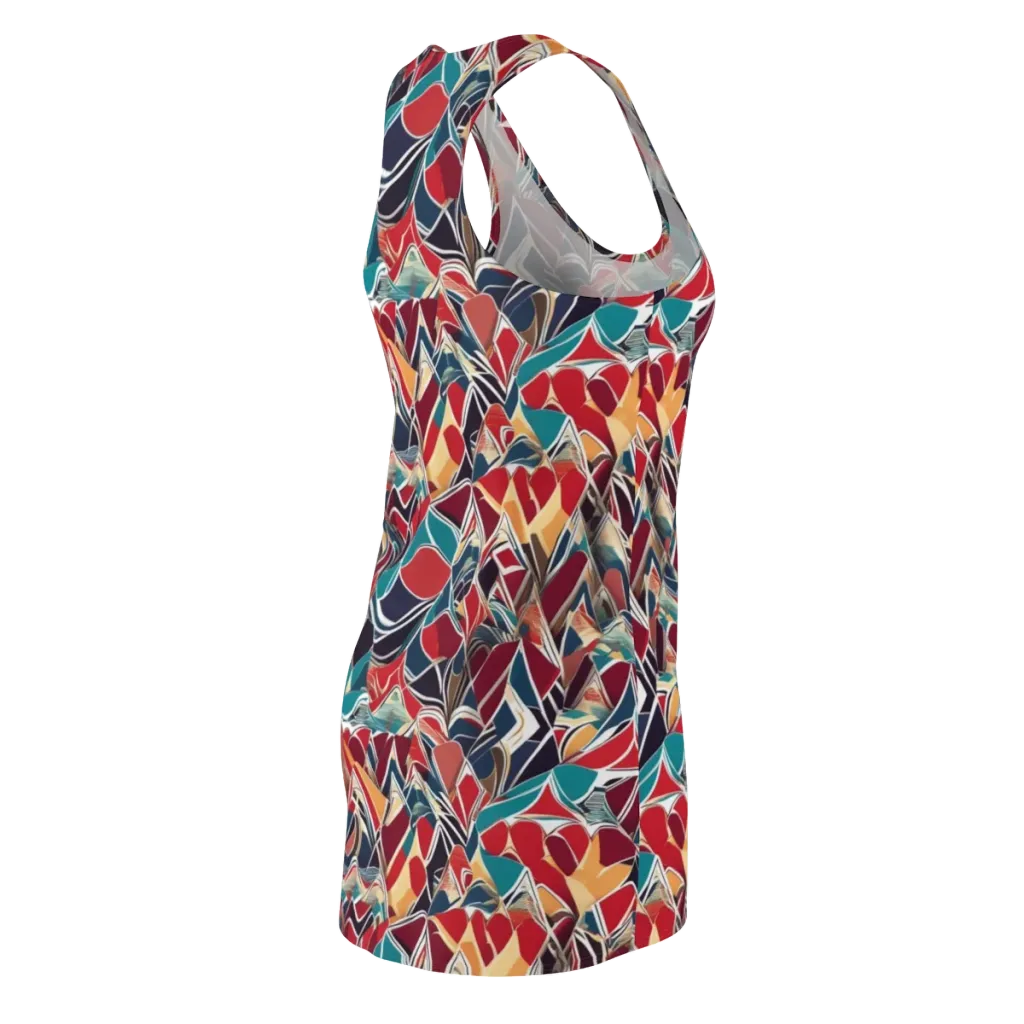 Chromatic Shardwork on Racerback Dress — Back Side