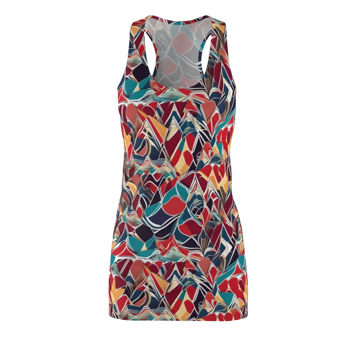 Chromatic Shardwork on Racerback Dress — Front