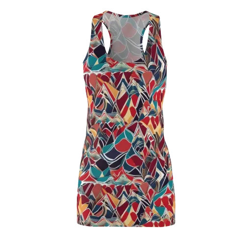 Chromatic Shardwork on a Racerback Dress