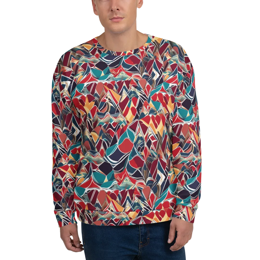 Chromatic Shardwork on Sweatshirt — Front