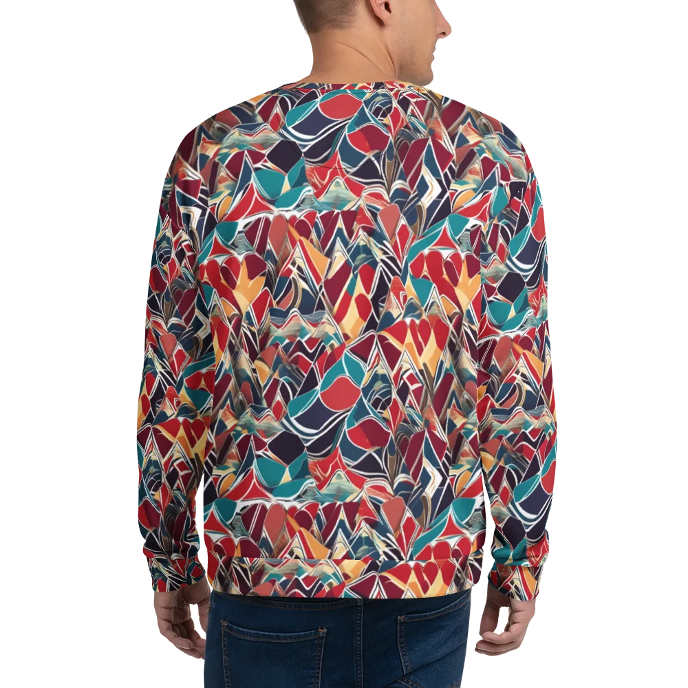 Chromatic Shardwork on Sweatshirt — Back