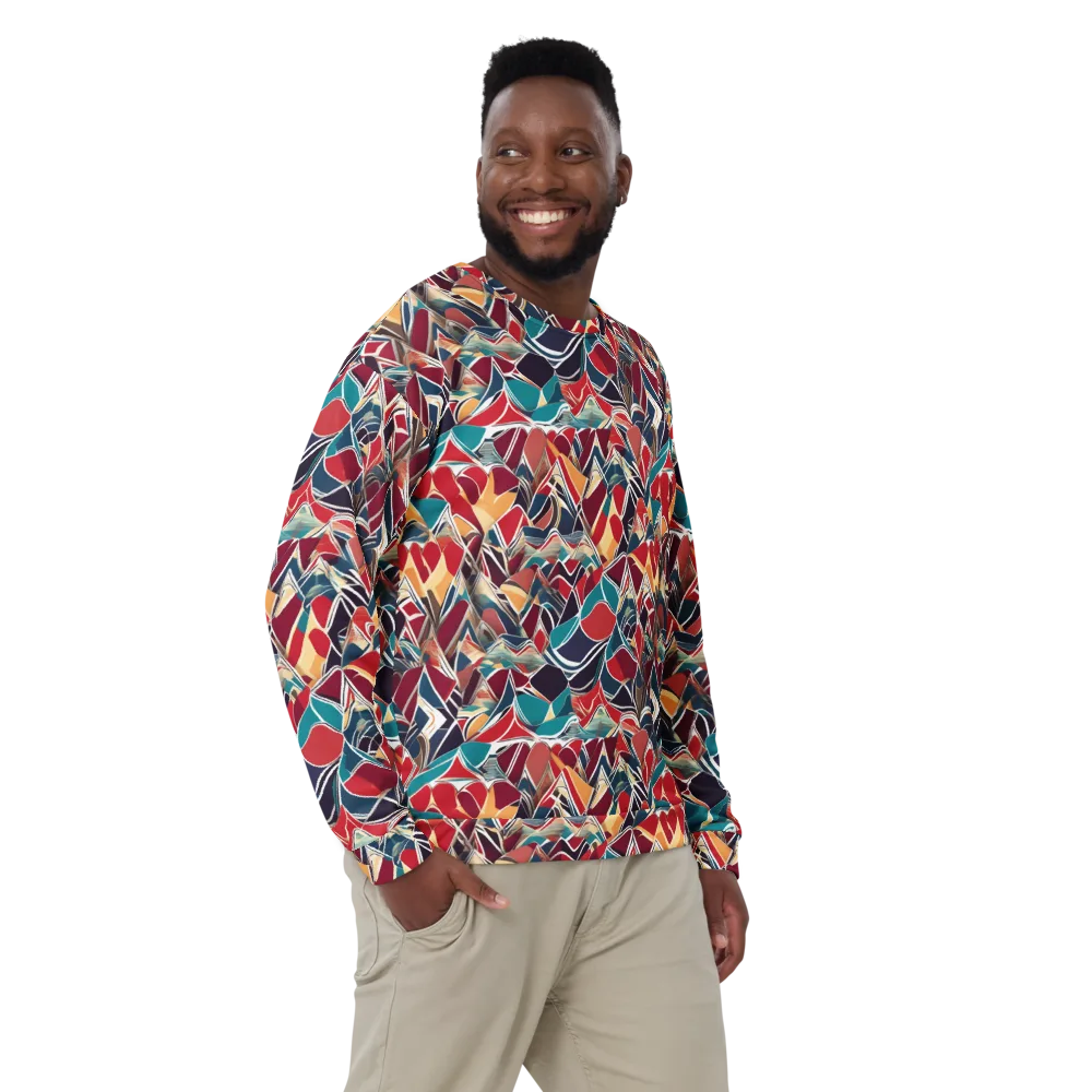 Chromatic Shardwork on Sweatshirt — Front