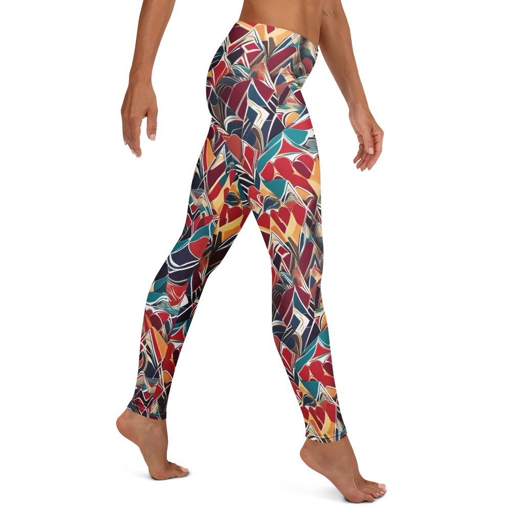 Chromatic Shardwork on Leggings — Right