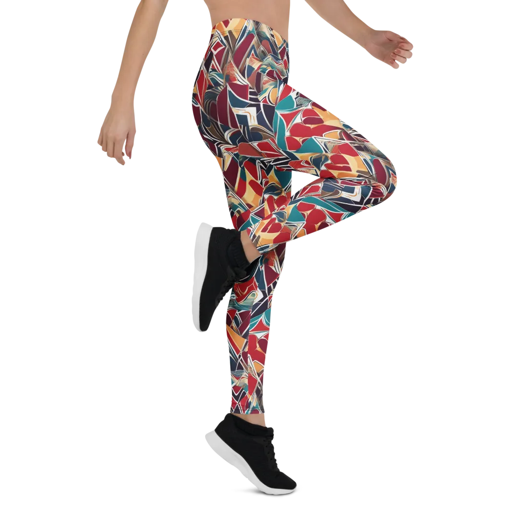 Chromatic Shardwork on Leggings — Right