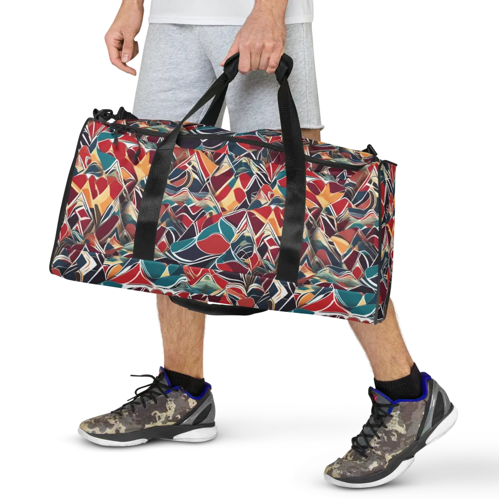 Chromatic Shardwork on Duffle Bag — Front