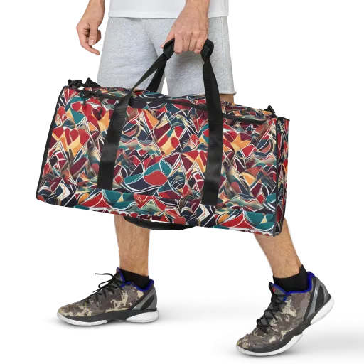 Chromatic Shardwork on a Duffle Bag