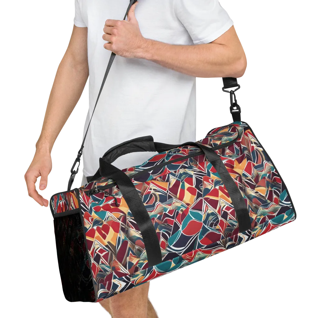 Chromatic Shardwork on Duffle Bag — Right Front