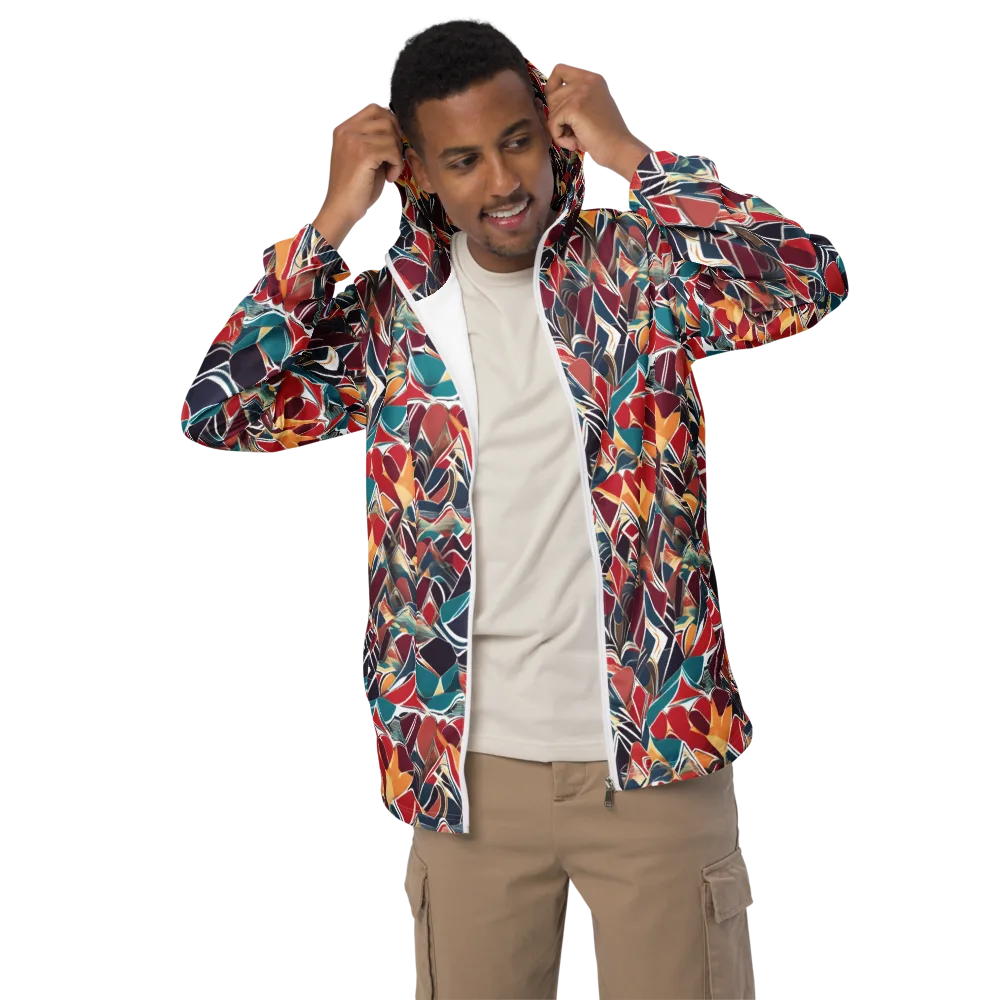 Chromatic Shardwork on Men's Windbreaker — Front