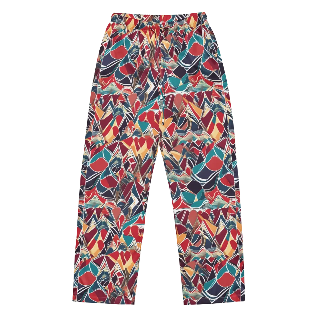 Chromatic Shardwork on Women's Pajama Pants — Front