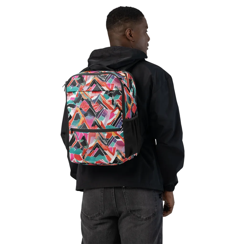 Chromatic Avalanche on Utility Backpack — Back