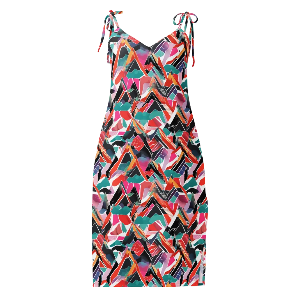 Chromatic Avalanche on Slip Dress — Front