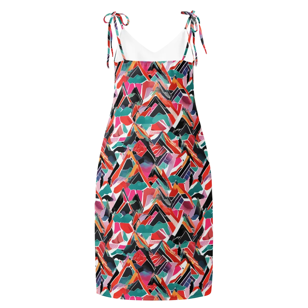 Chromatic Avalanche on Slip Dress — Back