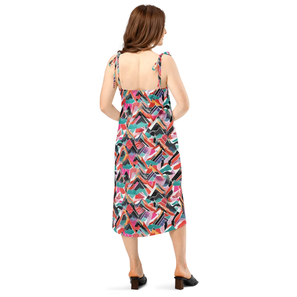 Chromatic Avalanche on Slip Dress — Back