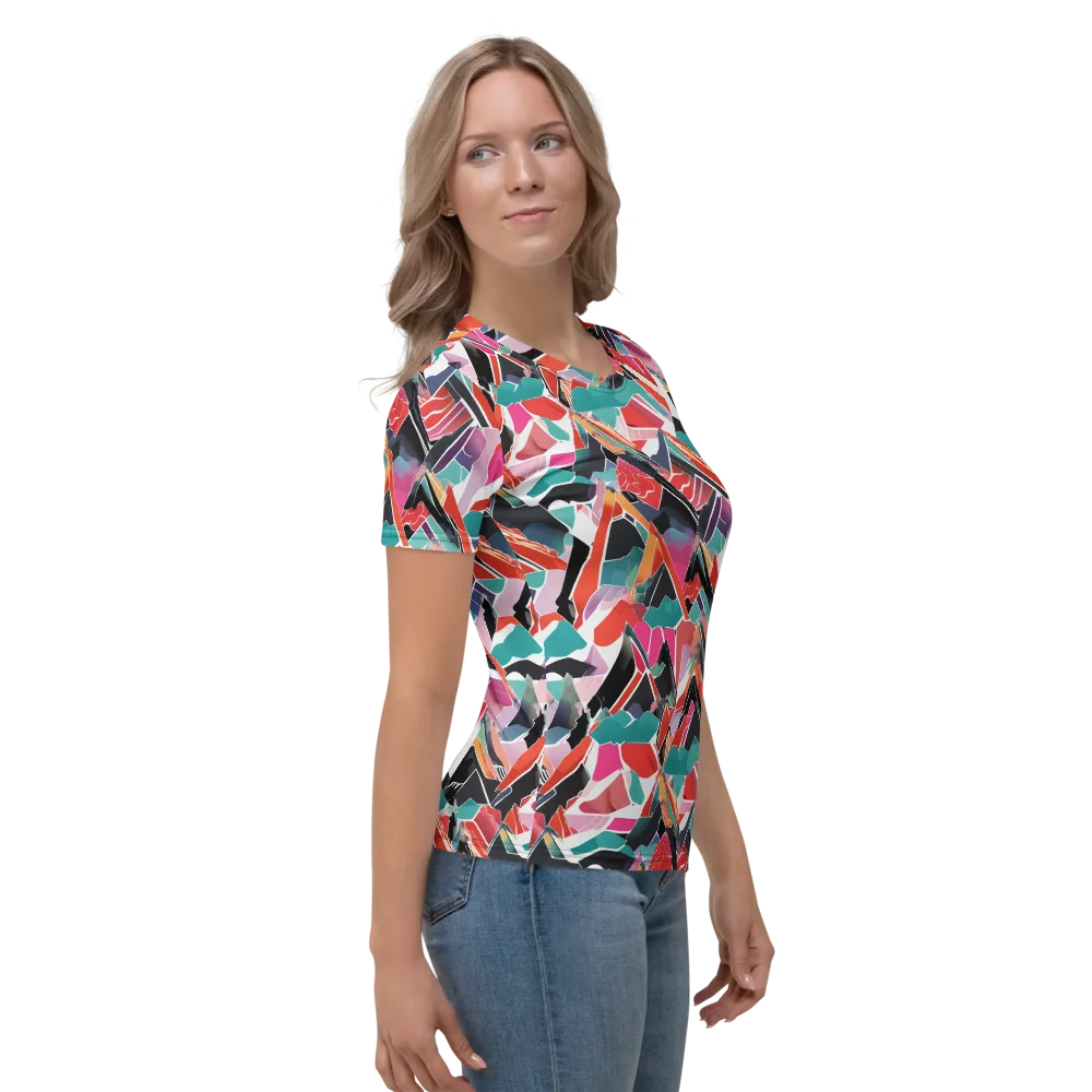 Chromatic Avalanche on Women's Crew Neck T-Shirt — Right