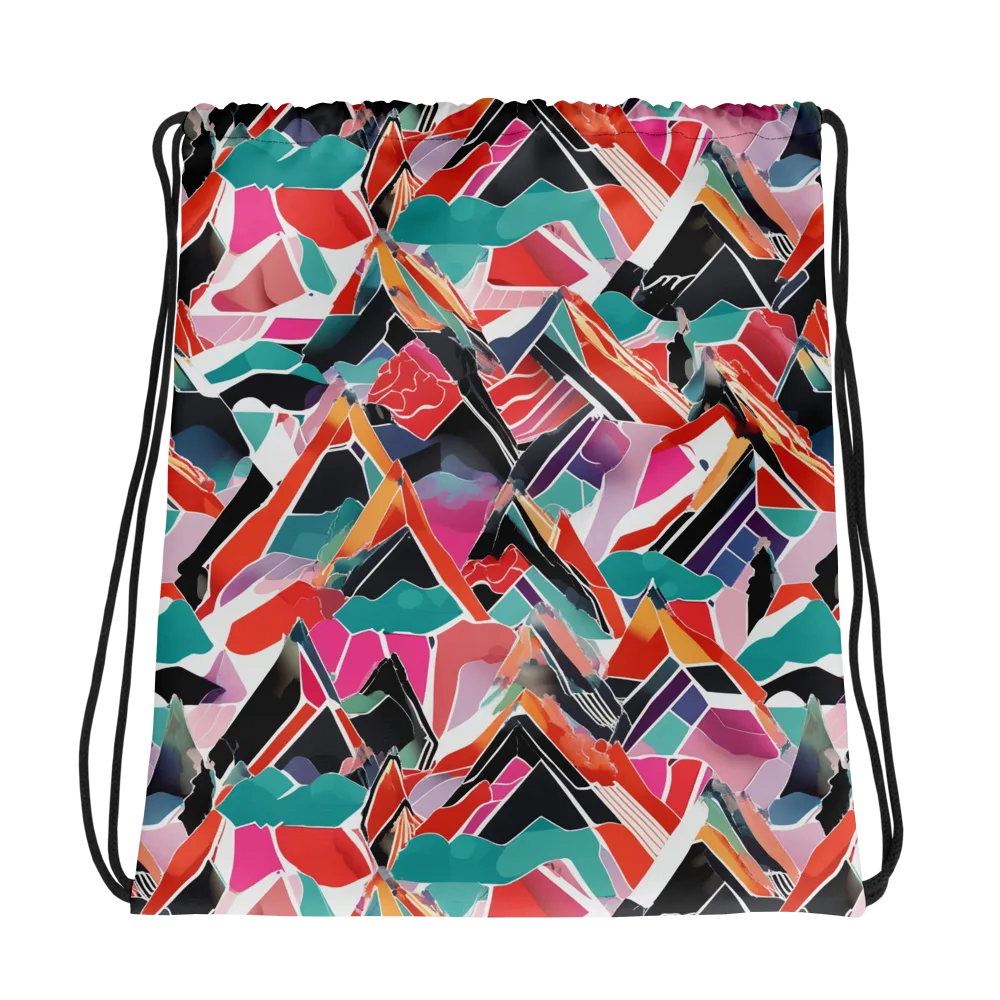 Chromatic Avalanche on Drawstring Bag — Photo