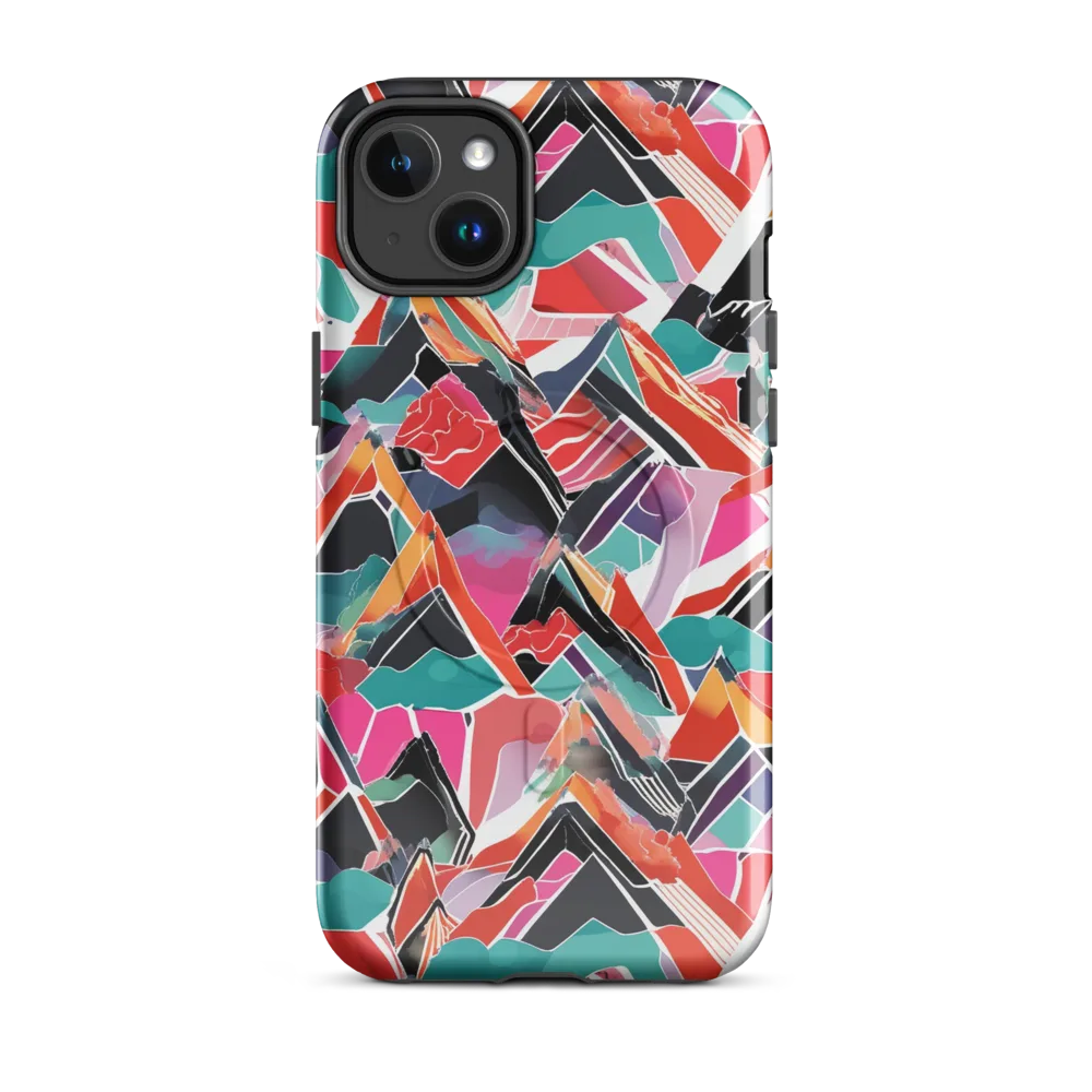 Chromatic Avalanche on MagSafe Tough Case for iPhone® — Front