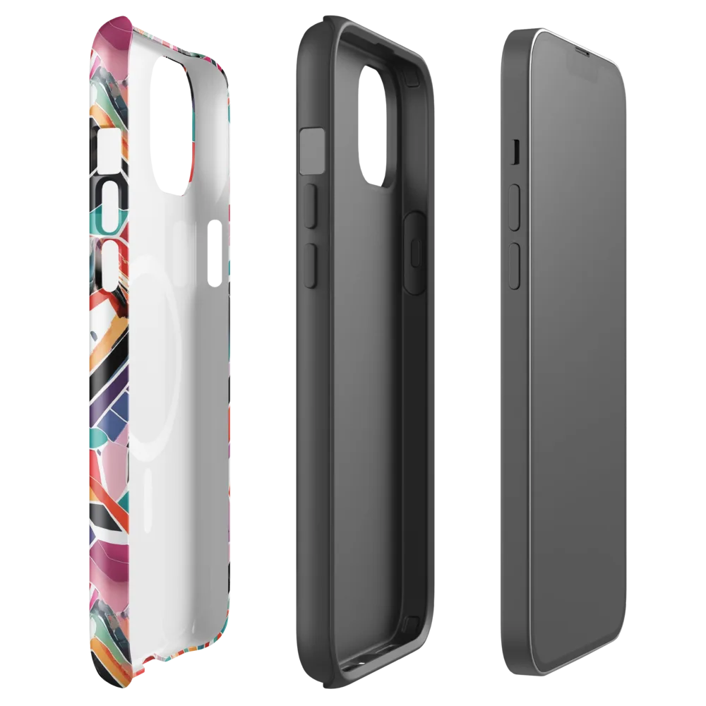 Chromatic Avalanche on MagSafe Tough Case for iPhone® — Front