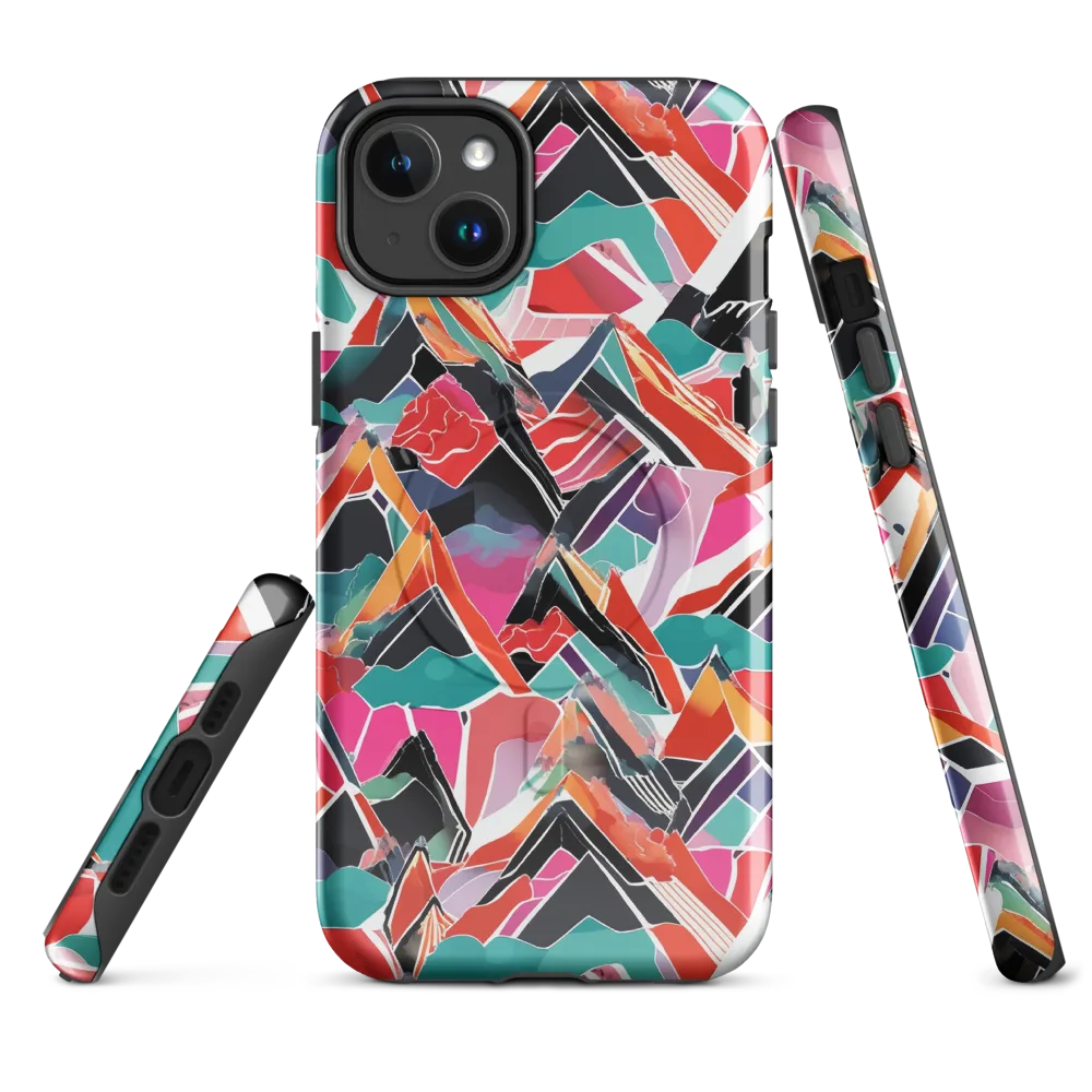 Chromatic Avalanche on MagSafe Tough Case for iPhone® — Front