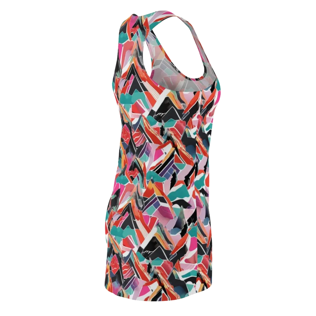 Chromatic Avalanche on Racerback Dress — Back Side