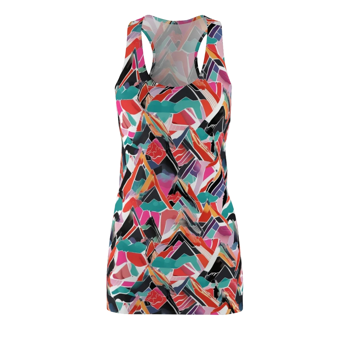 Chromatic Avalanche on Racerback Dress — Front