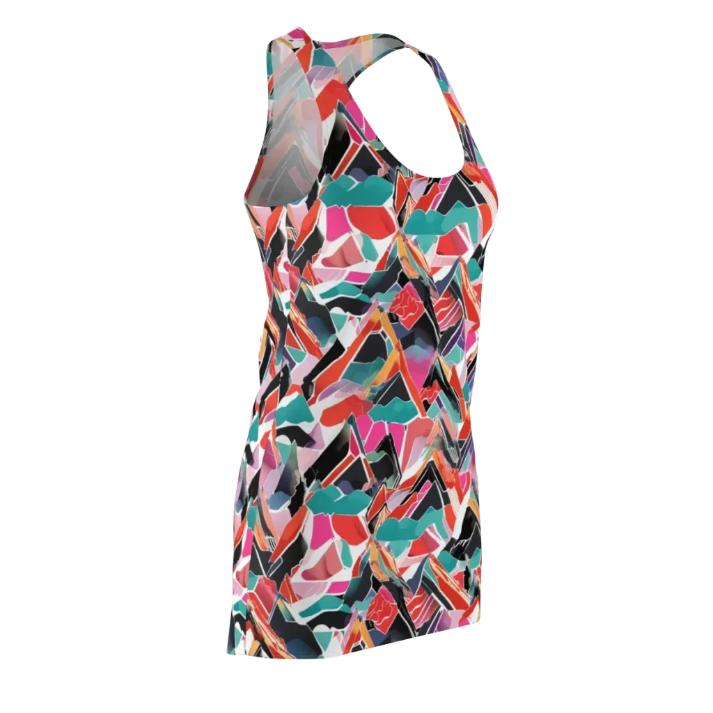 Chromatic Avalanche on Racerback Dress — Front Side