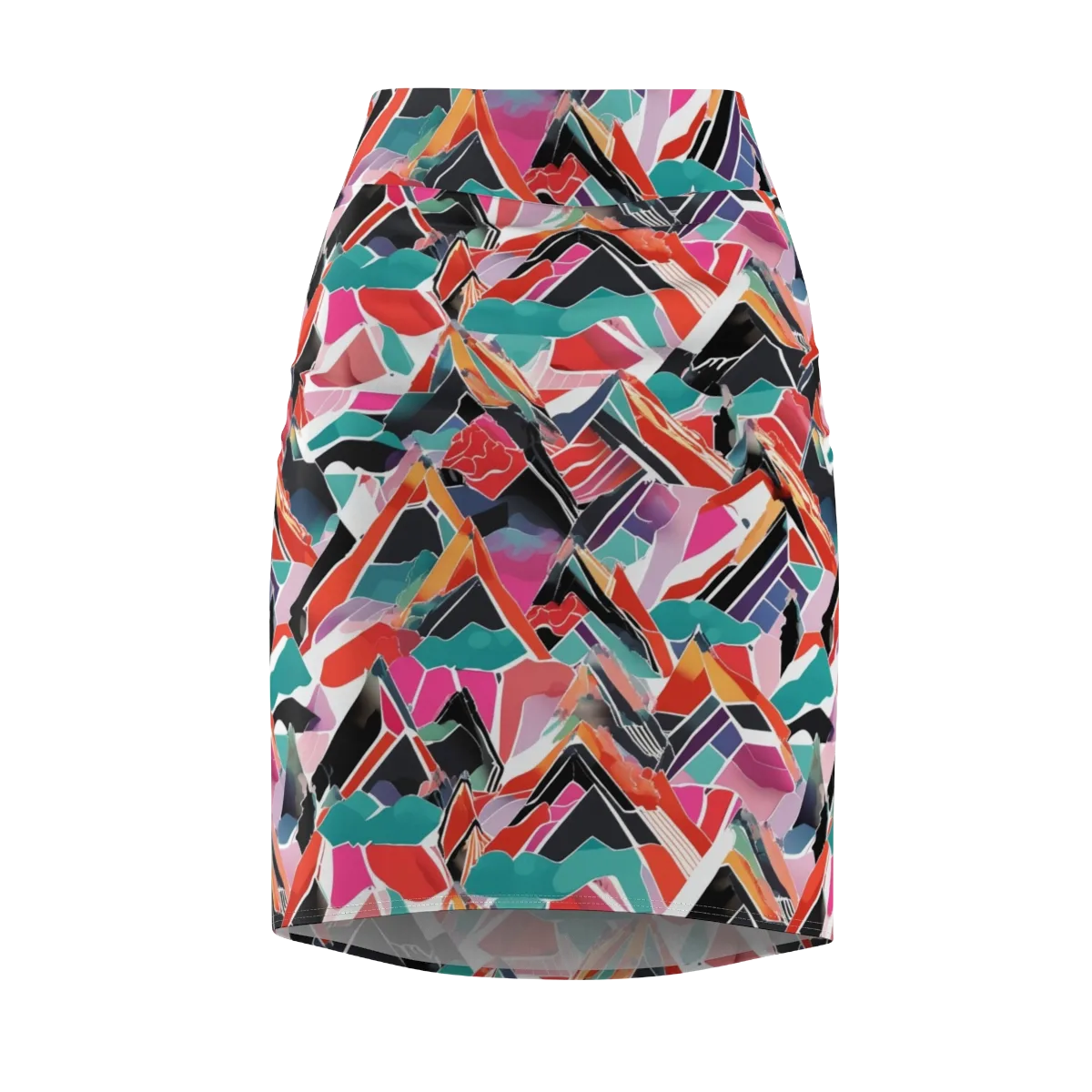 Chromatic Avalanche on Pencil Skirt — Front