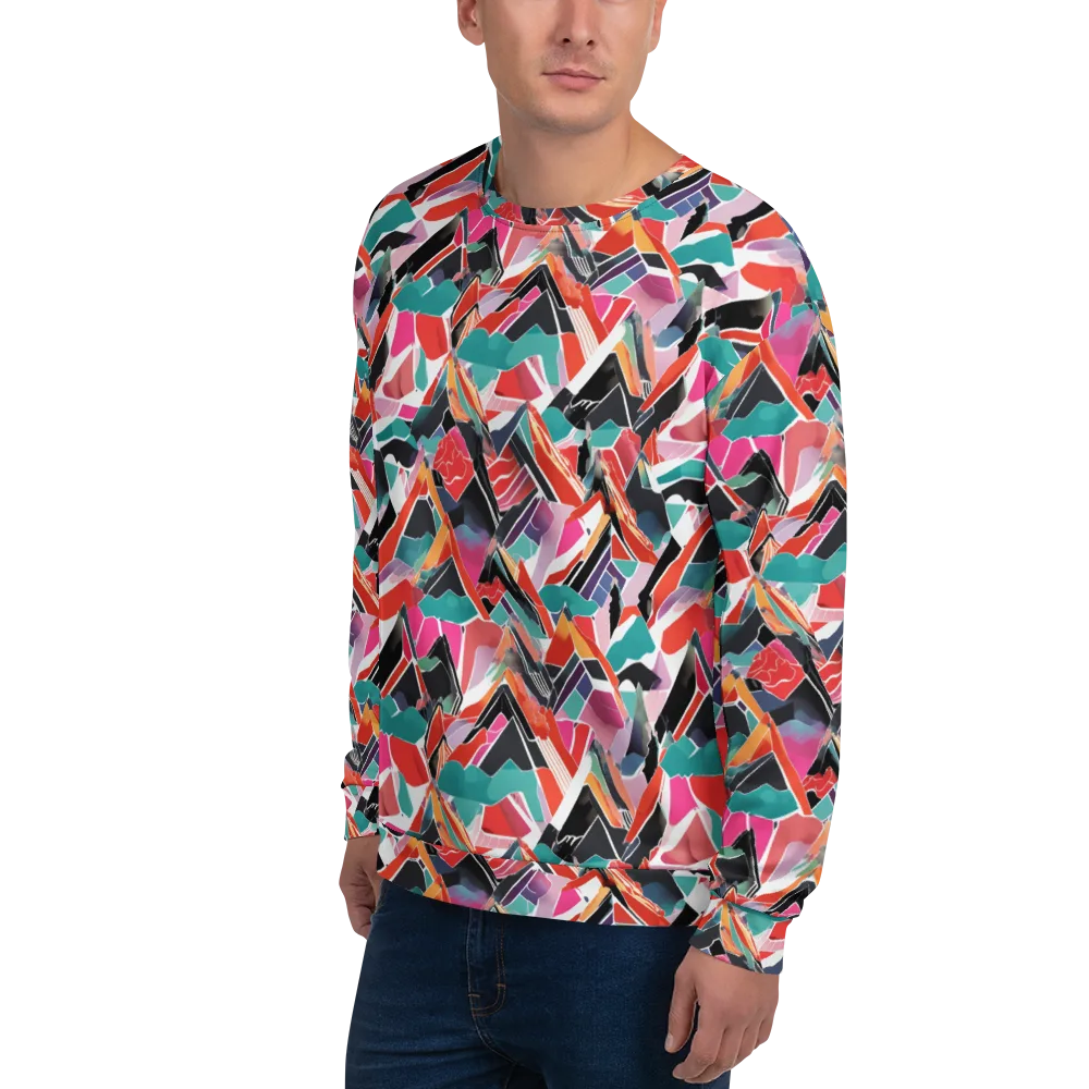 Chromatic Avalanche on Sweatshirt — Left Front