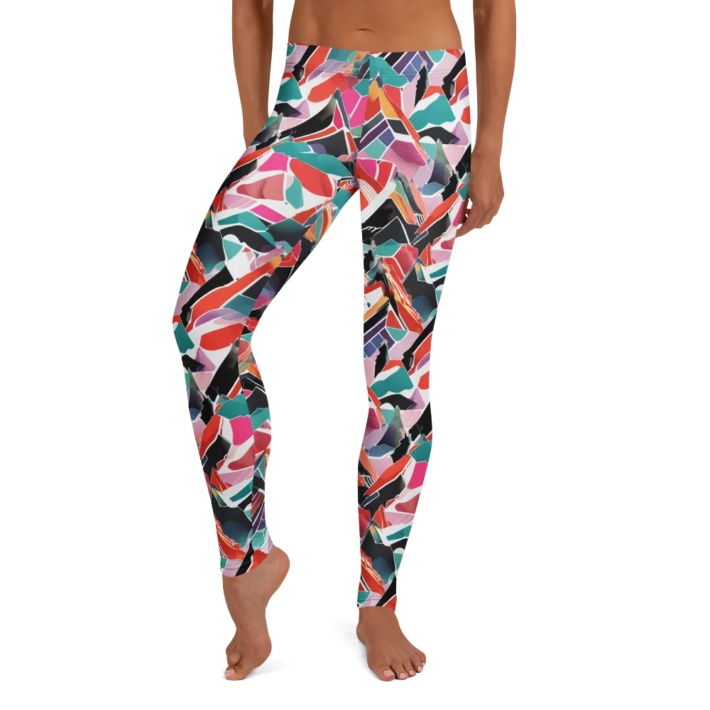 Chromatic Avalanche on Leggings — Front