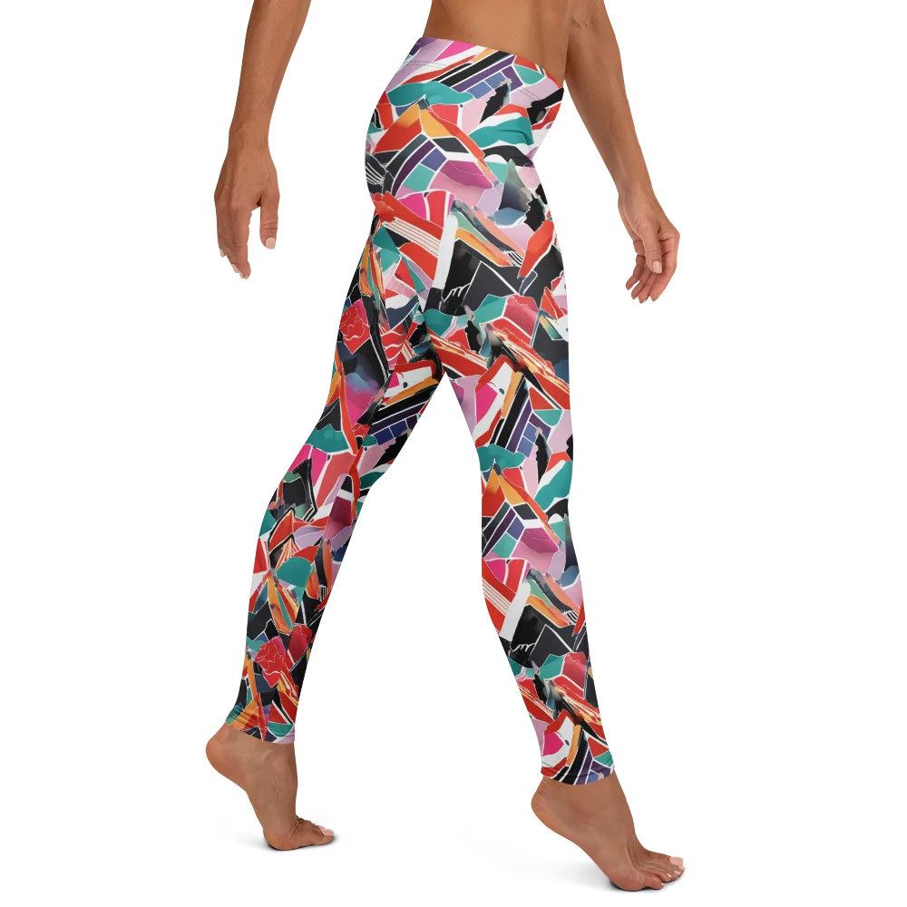 Chromatic Avalanche on Leggings — Right