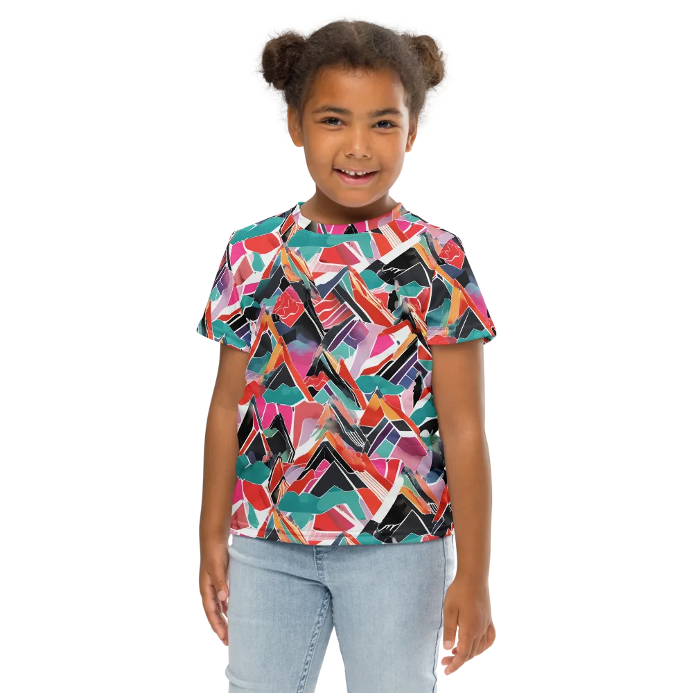 Chromatic Avalanche on Kids Crew Neck T-Shirt — Front