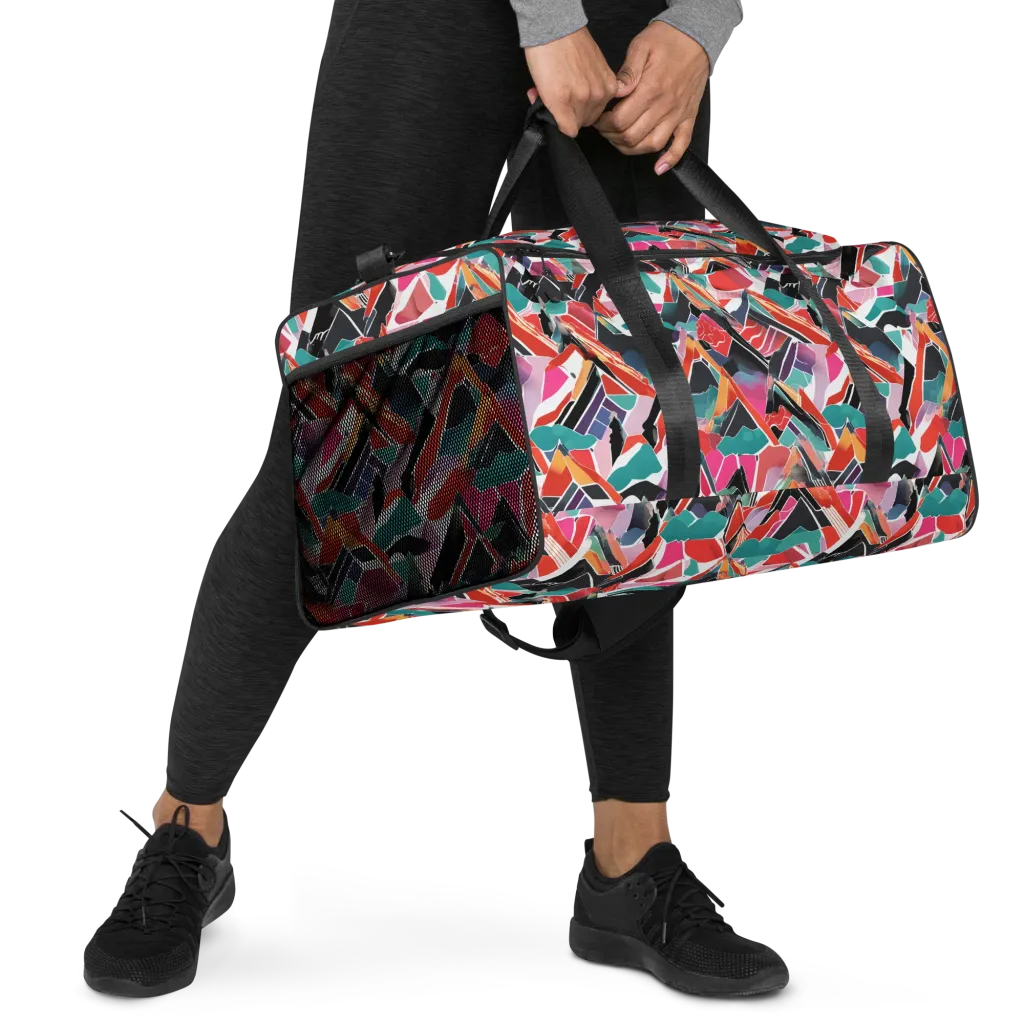 Chromatic Avalanche on Duffle Bag — Right Front