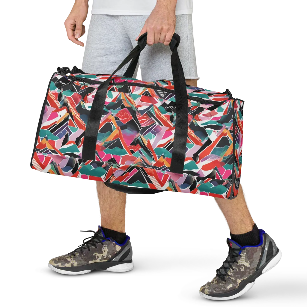 Chromatic Avalanche on Duffle Bag — Front