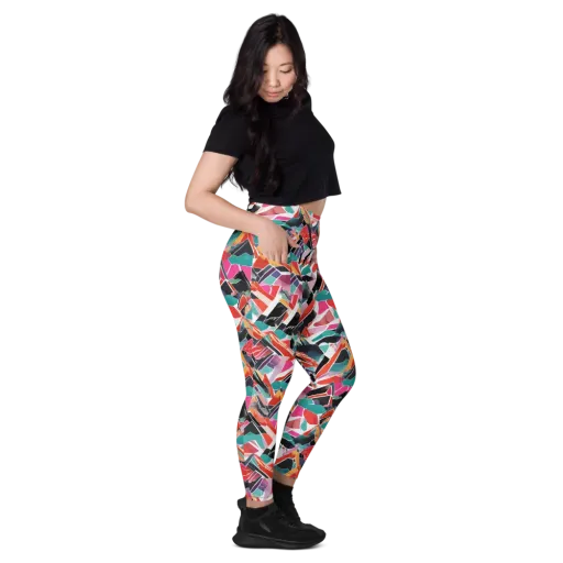 Chromatic Avalanche on a Leggings with Pockets