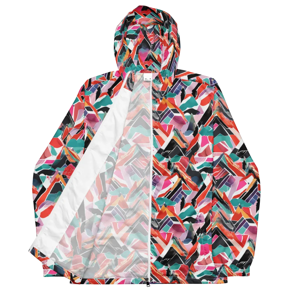 Chromatic Avalanche on Men's Windbreaker — Front