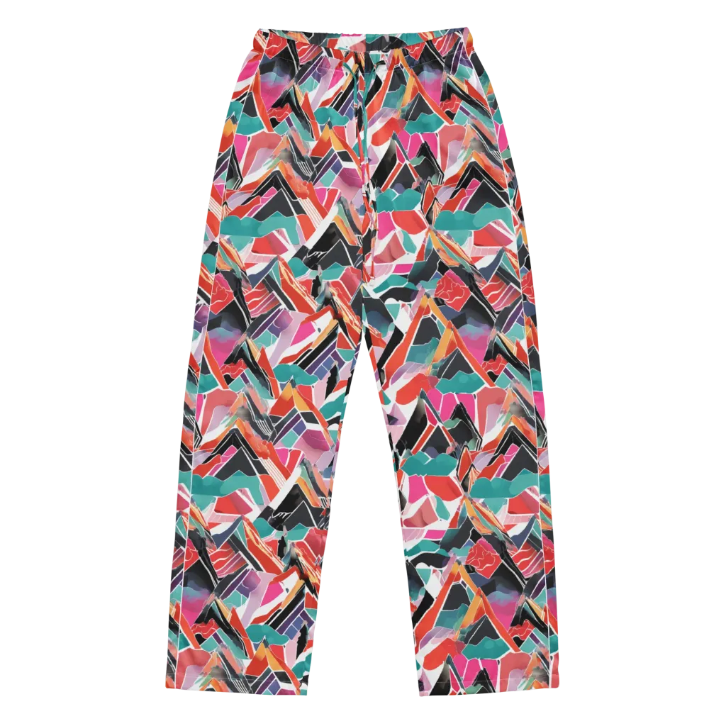 Chromatic Avalanche on Women's Pajama Pants — Front
