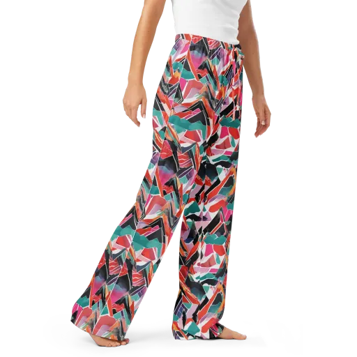 Chromatic Avalanche on a Women's Pajama Pants