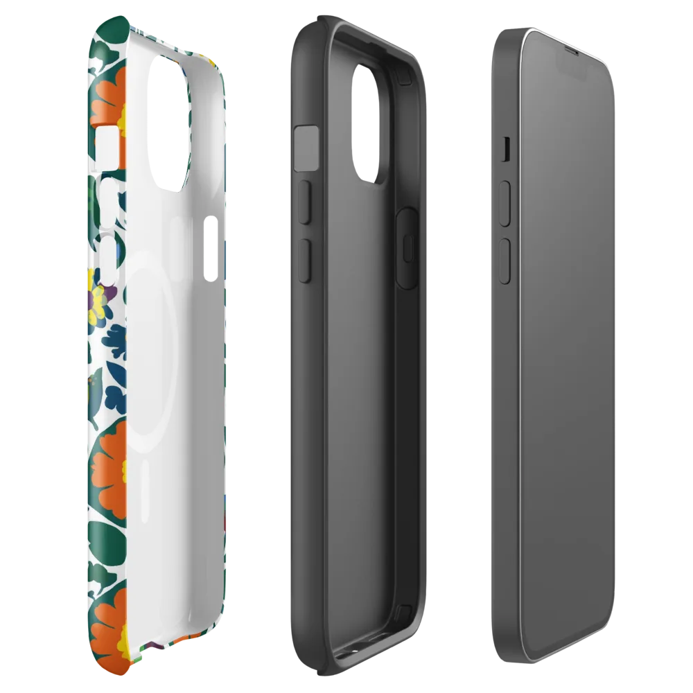 Folk Garden Riot on MagSafe Tough Case for iPhone® — Front