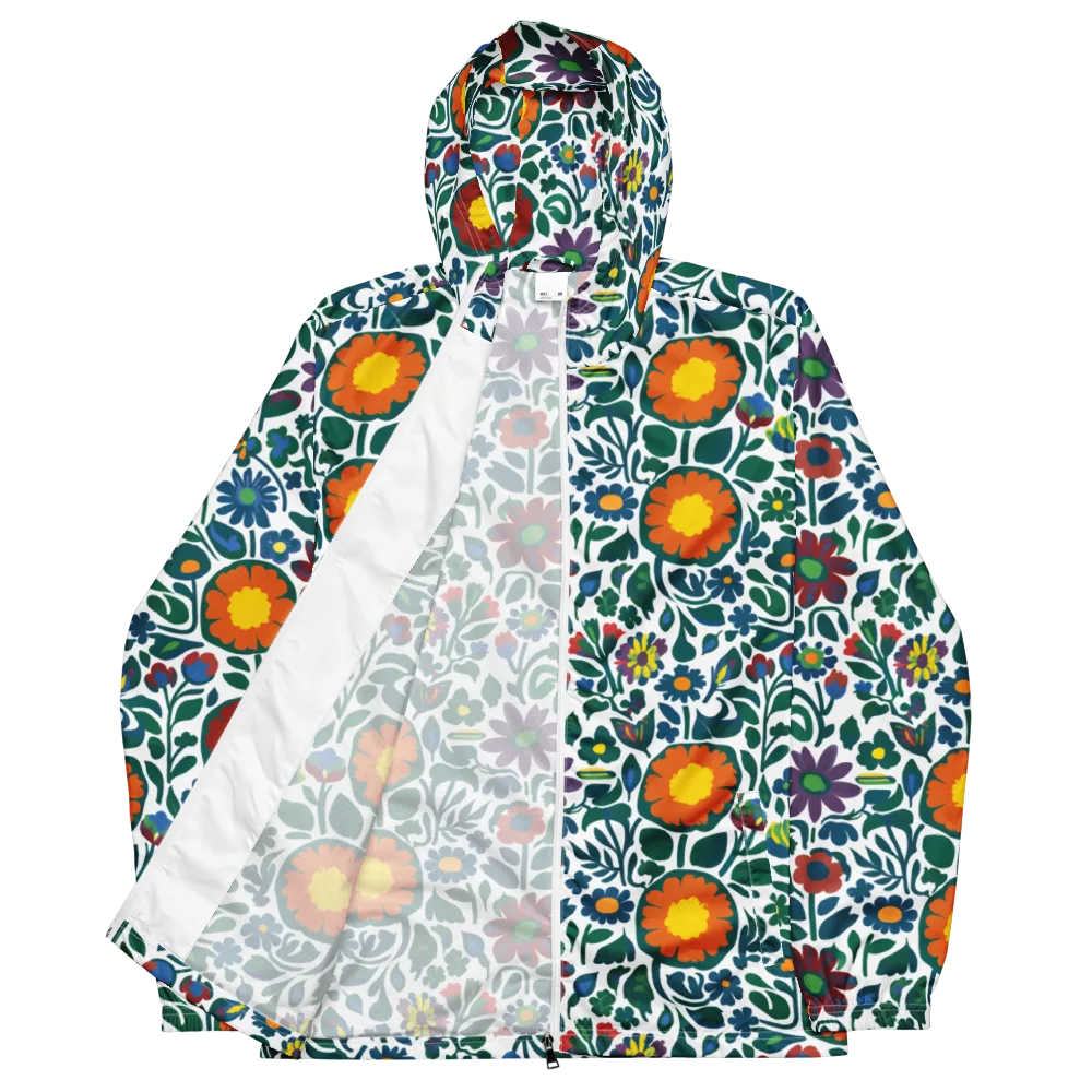 Folk Garden Riot on Men's Windbreaker — Front