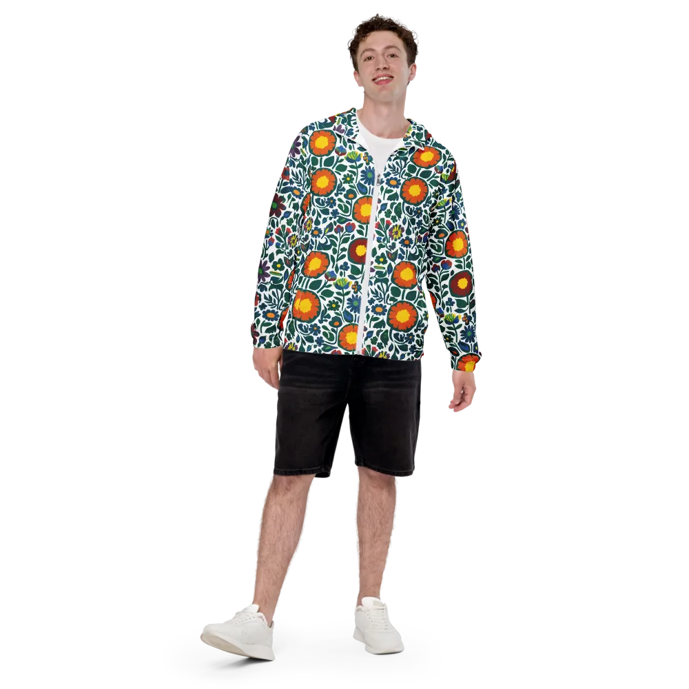 Folk Garden Riot on Men's Windbreaker — Front