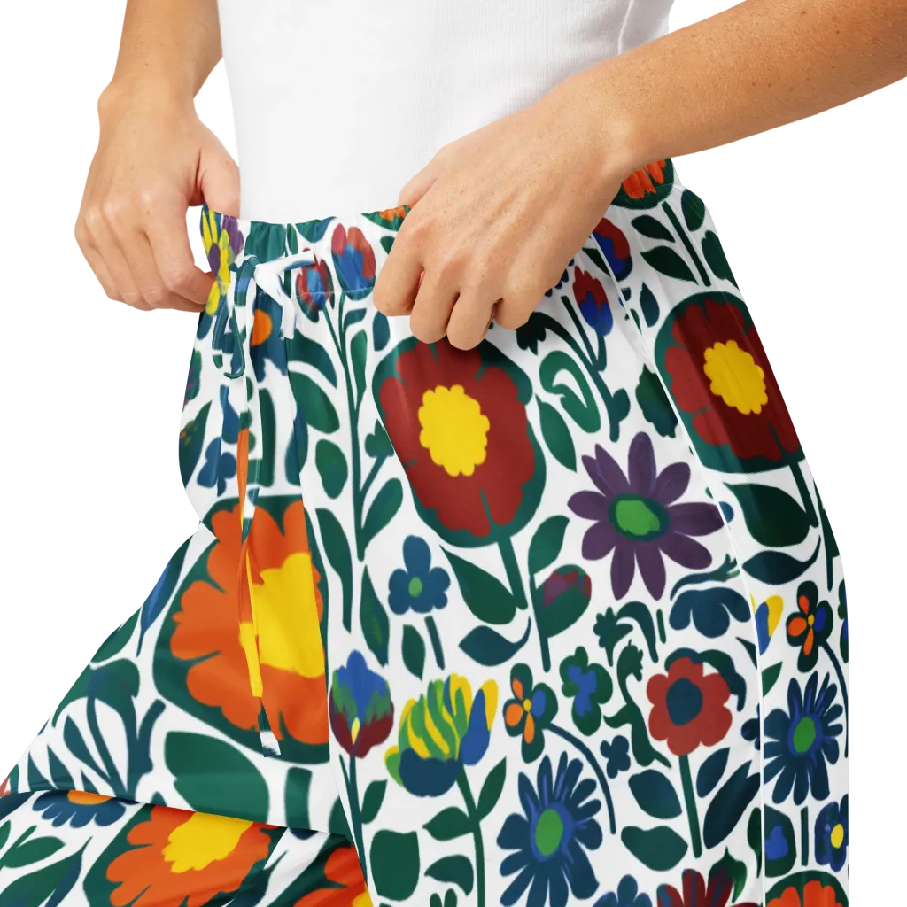 Folk Garden Riot on Women's Pajama Pants — Product details