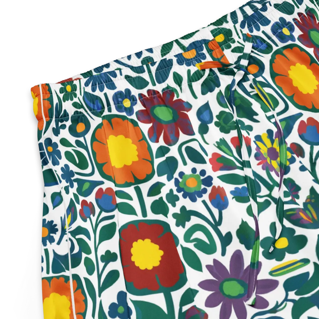 Folk Garden Riot on Women's Pajama Shorts — Product details