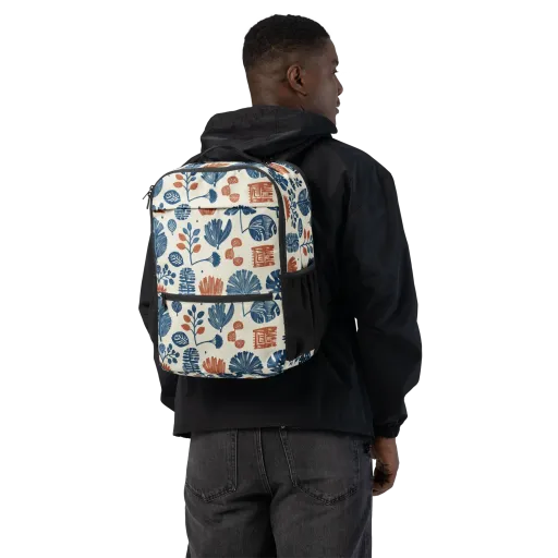 Terracotta Tides on a Utility Backpack