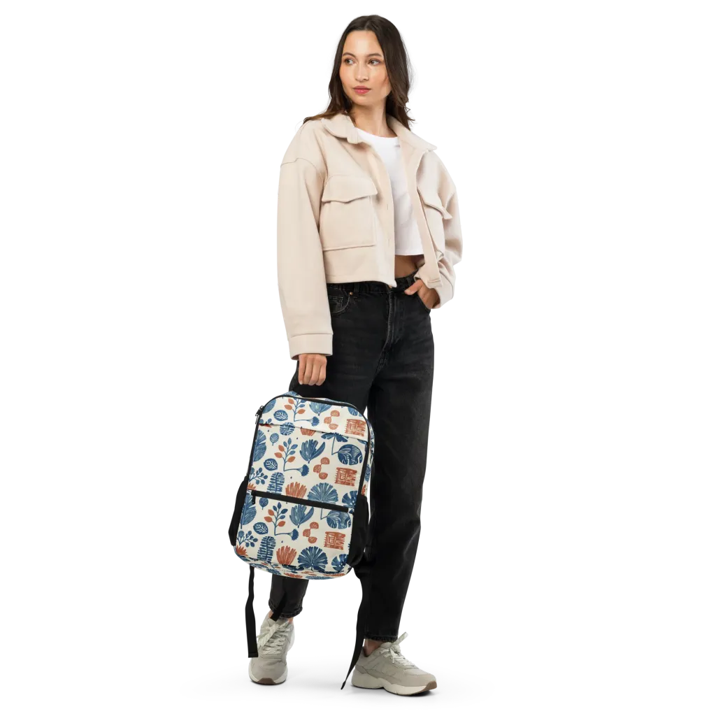 Terracotta Tides on Utility Backpack — Front