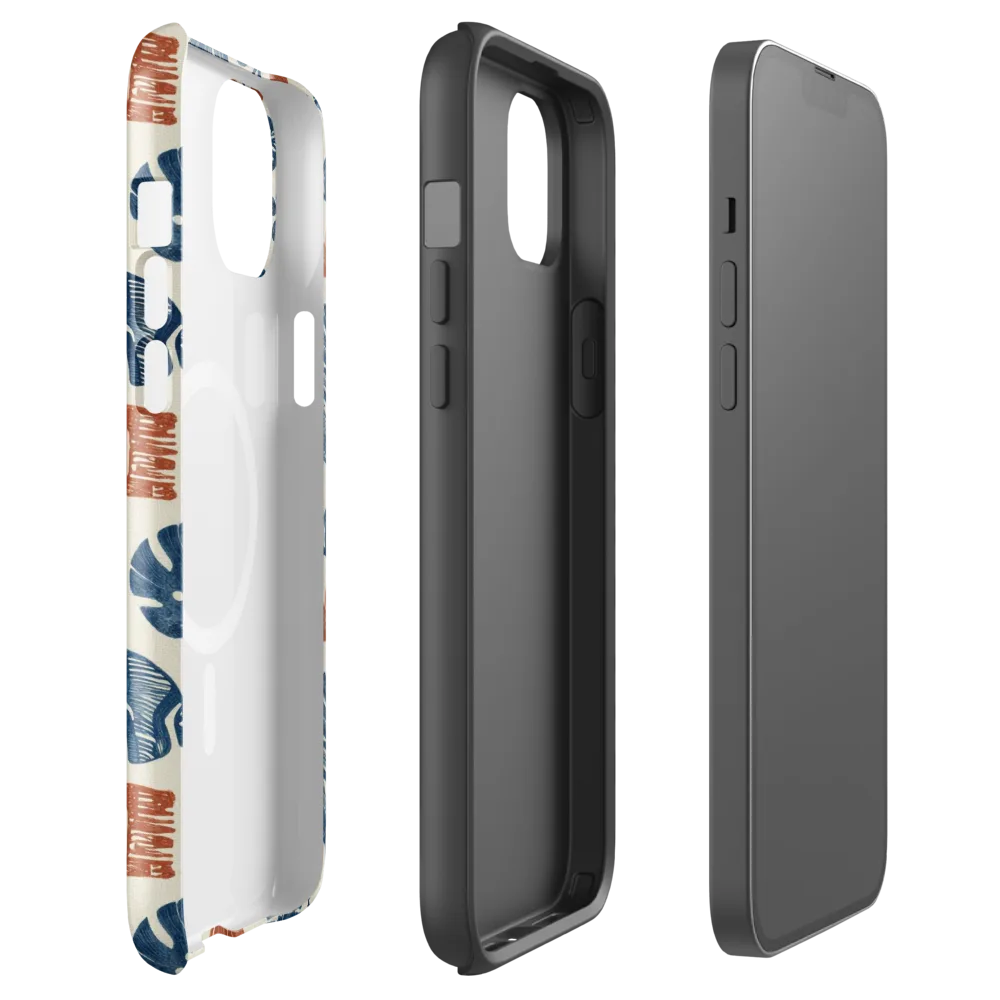 Terracotta Tides on MagSafe Tough Case for iPhone® — Front