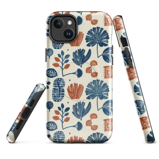 Terracotta Tides on a MagSafe Tough Case for iPhone®