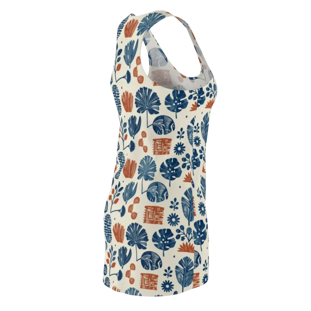 Terracotta Tides on Racerback Dress — Back Side