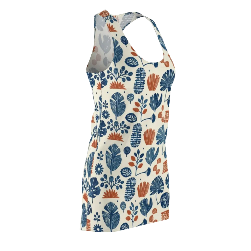 Terracotta Tides on Racerback Dress — Front Side
